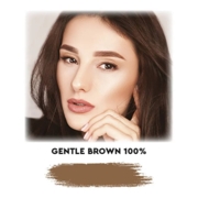 Краска для бровей Okis Brow Gentle Brown с экстрактом хны, без окислителя, 15 мл, фото 2