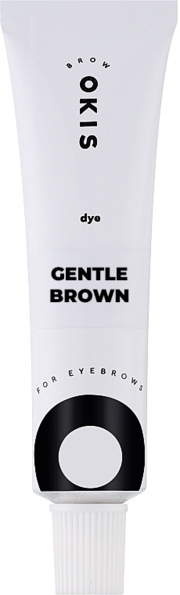 Краска для бровей Okis Brow Gentle Brown с экстрактом хны, без окислителя, 15 мл, фото 1