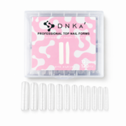 Формы для наращивания DNKa Reusable Upper Nail Forms Long Square (120 шт/уп), фото 1