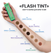 Система прямого фарбування брів Elan Flash Tint №14 Dark Coffee 10 мл, фото 3