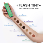 Система прямого фарбування брів Elan Flash Tint №15 Sweet Caramel 10 мл, фото 3