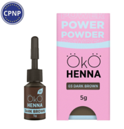 Хна для бровей OKO Power Powder №03 5 г, dark brown, фото 1