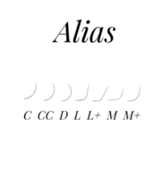 Ресницы Alias ​​темный-шоколад 16 линий Mix С 0.10, 6-9 мм, фото 2