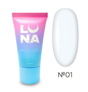 Полігель для нарощування Luna Poly Gel №1 30 мл, фото 1