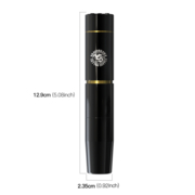 Машинка Dragonhawk Tattoo Pen WQP-208 чорна, фото 2