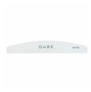 Набор одноразовых пилочек на пене Dark Полукруг 25 шт 150/180 грит, белый, фото 2