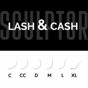 Вії Sculptor Lash&amp;Cash чорні  СC 0.07 12 мм, фото 2