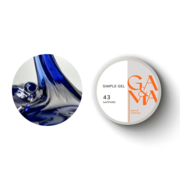 Гель моделюючий GA&amp;MA Simple Gel №43 Sapphire 30 мл, фото 1