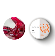 Гель моделюючий GA&amp;MA Simple Gel №46 Garnet 30 мл, фото 1