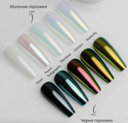 Втирка для нігтів GA&amp;MA Mirror Powder Moon Light 0.3 г, фото 4