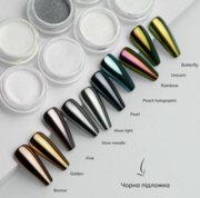 Втирка для нігтів GA&amp;MA Mirror Powder Pink 0.3 г, фото 3