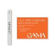 Файли змінні білі GA&amp;MA File Pro Comfort на піні 180 гріт 20 шт, фото 1