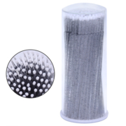 Мікробраші глітерні в тубі (100 шт), чорні, фото 1