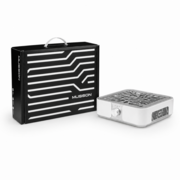 Вытяжка для маникюра и педикюра Musson X2 72W с угольным НЕРА-фильтром серебристая, фото 4