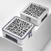 Витяжка для манікюру та педикюру Musson X3 72W з вугільним НЕРА-фільтром графіт, фото 5