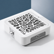 Вытяжка для маникюра и педикюра Musson X3 72W с угольным НЕРА-фильтром серебристая, фото 7