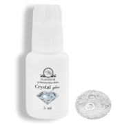 Клей для нарощування вій Platinum Crystal 0.5-1 сек 5 мл прозорий, фото 1