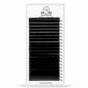Ресницы Platinum D.Choco темно-коричневые Mix C 0.07 8-14 мм, фото 2