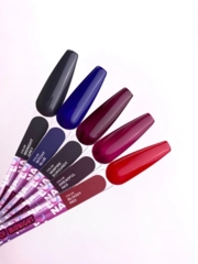 Набір гель-лаків Luna Halloween &quot;Shadows of Midnight&quot; 5шт по 8 мл, фото 3