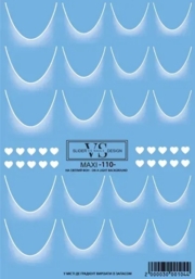 Слайдер для нігтів VS Nails Maxi №110 Френч білий, фото 1