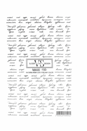 Слайдер для нігтів VS Nails Maxi №100 Написи, фото 1