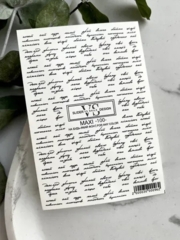 Слайдер для нігтів VS Nails Maxi №100 Написи, фото 2