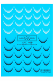 Слайдер для нігтів VS Nails Maxi №098 Френч чорно-білий, фото 1