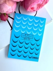 Слайдер для нігтів VS Nails Maxi №098 Френч чорно-білий, фото 2