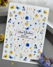 Слайдер для нігтів VS Nails Maxi №039 Квіти, фото 1