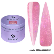 Гель моделюючий DNKa Builder Gel Mousse №0006 30 мл, фото 1