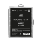 Форми верхні для нарощування нігтів Adore Professional Dual Nail Forms Тип 1 120 шт, фото 1