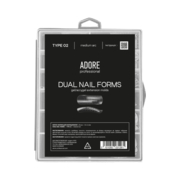 Форми верхні для нарощування нігтів Adore Professional Dual Nail Forms Тип 2 120 шт, фото 1