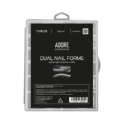 Форми верхні для нарощування нігтів Adore Professional Dual Nail Forms Тип 3 120 шт, фото 1