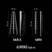 Формы верхние для наращивания ногтей Adore Professional Pro Nail Forms Миндаль 120 шт, фото 2