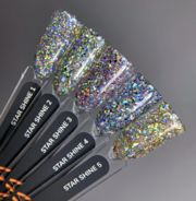 Гель для дизайну GA&amp;MA Platinum Star shine №01 5 г, фото 3