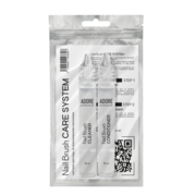 Набір догляду за пензлями Adore Professional Nail Brush Care System 2шт  по 15мл, фото 1