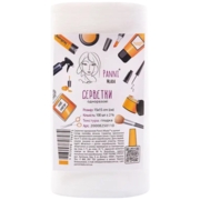 Серветки в рулоні Panni Mlada 15х15 см 40 г/м² зі спанлейсу гладка (100 шт/рул), фото 1