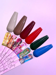 Набір гель-лаків Luna Christmas Story Box 6 шт по 8 мл, фото 3