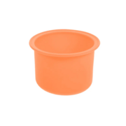 Чаша силиконовая в воскоплав оранжевая 200 мл, фото 1