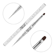 Кисточка Nails Of The Day Professional Brush Liner &amp; Oval 2в1, фото 1