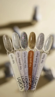 Топ світловідбиваючий Valeri Silver Flash (new collection) 12 мл, фото 2