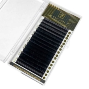 Вії Cascadia чорні 16 ліній CC 0.07 13 мм, фото 2