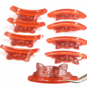 Набір валиків для ламінування вій Cat 5 пар (S M M1 M2 L ) помаранчеві, фото 1