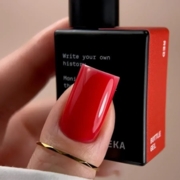  Гель моделюючий Biblioteka Bottle Gel Red Червоний 10 мл, фото 2