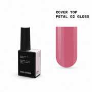 Топ камуфлирующий Biblioteka Gloss Cover Top №02 Petal Нежно-розовый 10 мл, фото 1