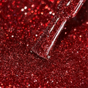 Гель-лак світловідбиваючий Biblioteka Flash Gel Polish Red Червоний 10 мл, фото 5