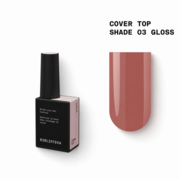 Топ камуфлирующий Biblioteka Gloss Cover Top №03 Shade Холодный розово-бежевый 10 мл, фото 1