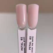 Топ камуфлюючий матовий Biblioteka Matte Cover Top №02 Petal Ніжно-рожевий 10 мл, фото 4