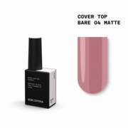 Топ камуфлирующий матовый Biblioteka Matte Cover Top №04 Bare Натуральный 10 мл, фото 1