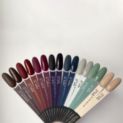 Набір гель-лаків Biblioteka Gel Polish Set Warm Layers №17-24 10 мл, фото 2